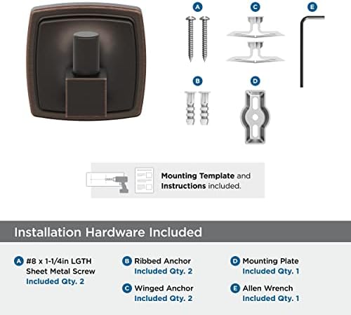 Versatile Transitional Towel Hook for Bathroom