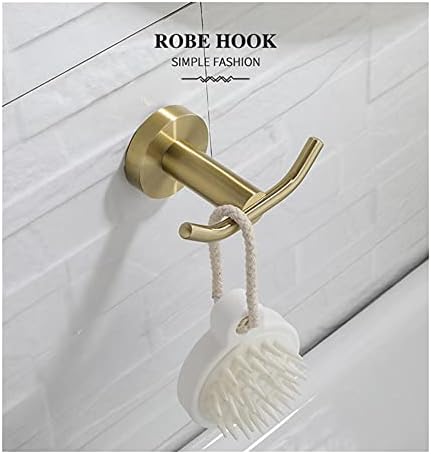 Luxury Gold Brushed Towel Bar Set
