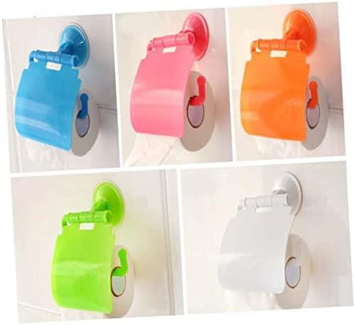 Wall-Mounted Toilet Paper Holder No Drilling Required Waterproof U-Type Design Long-Lasting Absorbent