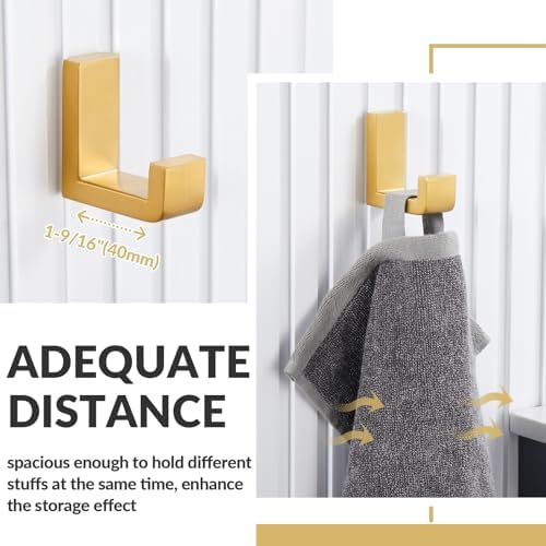 Sturdy Stainless Steel Robe Towel Holder