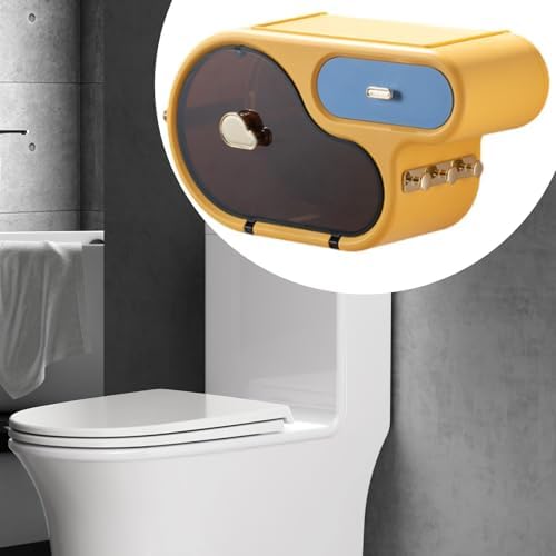 SiaBiced Toilet Paper Holder Giant Size Easy Install