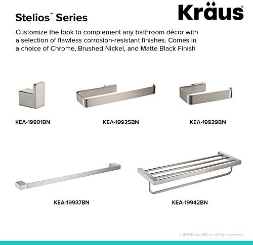 Kraus Stelios Bathroom Robe and Towel Hook