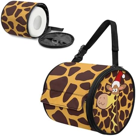 GIRAFFE CAMPING TOILET PAPER HOLDER