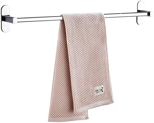 Premium Stainless Steel 50cm Towel Rack Wall-Mounted No Drilling Rustproof