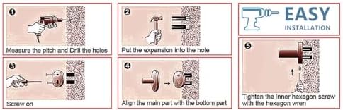 IsolaY brushed stainless steel round wall rack towel clothes hook