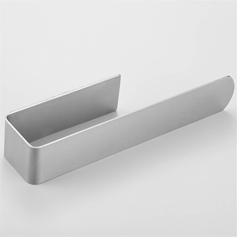 Sturdy Towel Bar with Brushed Stainless Steel Self-Adhesive Wall-Hanging Towel Holder for Bathroom Kitchen Use