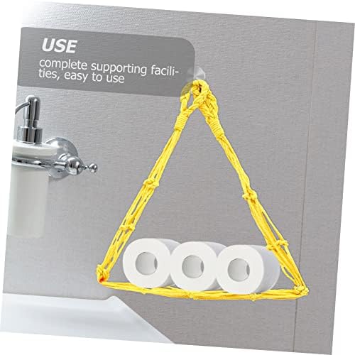 Track Hitter Braided Cotton TP Holder Set for Kitchens Bathrooms 2-Piece Classic Design