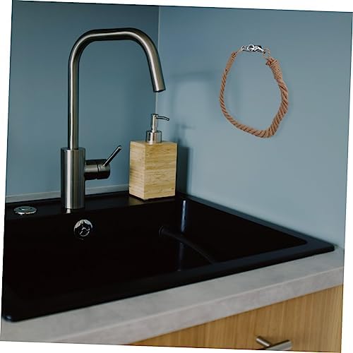 Rustic Marine Towel Holder Easy Install for Nautical Spaces