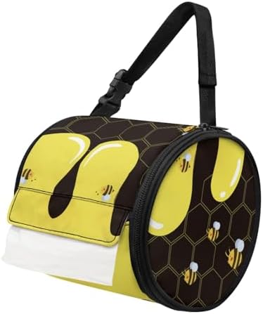 Get Safe Durable GLENLCWE Bee Honey Toilet Paper Holder for Your Home Gift