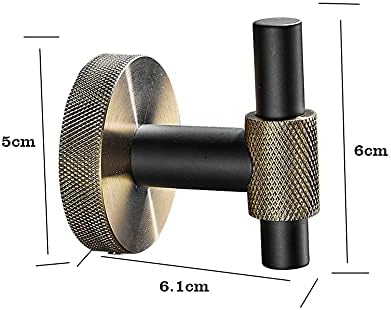 Sturdy Black Towel Rail Bathroom Hardware Set