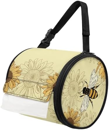 Bee Sunflower Toilet Paper Holder