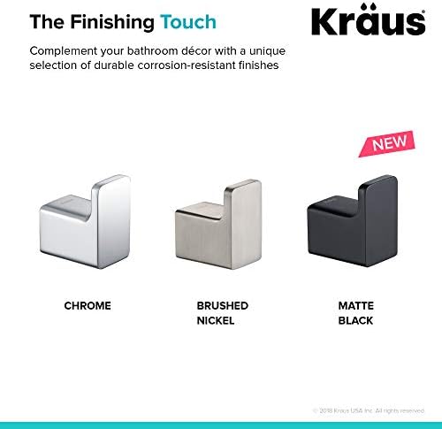 Kraus Stelios Bathroom Robe and Towel Hook
