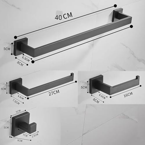 Stainless Steel Towel Bar Set