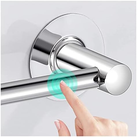 Elegant Adhesive Towel Rail for Bathroom 60cm Colorful Chrysanthemum