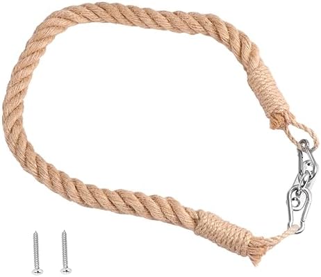 HoliBANNA Retro Toilet Paper Towel Holder with Nautical Rope Decor for Bathroom