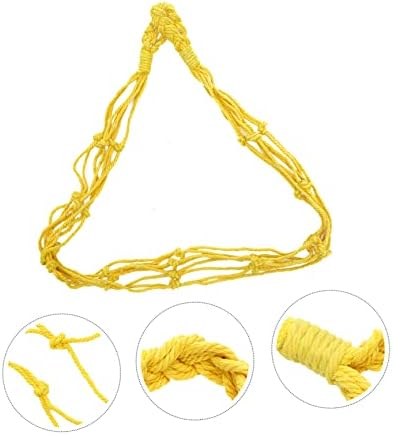 DOITOOL Cotton Rope Toilet Paper Holder BlackMustard