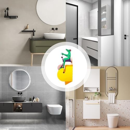 Frog Tissue Holder - Durable Humorous Space-Saving for Bathroom Decor