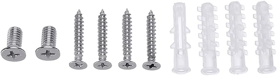 Sturdy 50x14cm Stainless Steel Towel Bar Double Bar Bathroom Rack Wall-Mounted Towel Holder