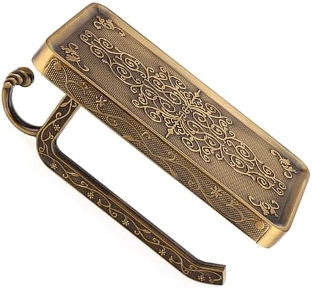 Elegant Antique Brass Toilet Paper Holder