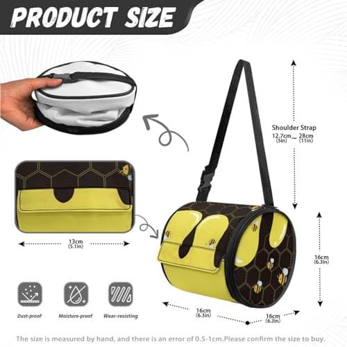 Get Safe Durable GLENLCWE Bee Honey Toilet Paper Holder for Your Home Gift