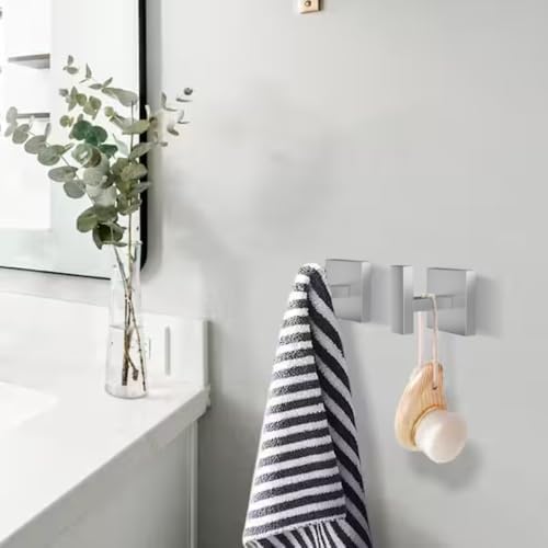 Bathroom Towel Hook Set Brushed Nickel Heavy Duty DGYB Store