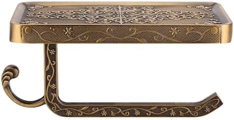 Elegant Antique Brass Toilet Paper Holder