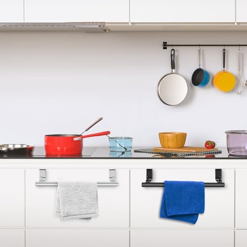 Stainless Steel Over-the-Door Towel Rack