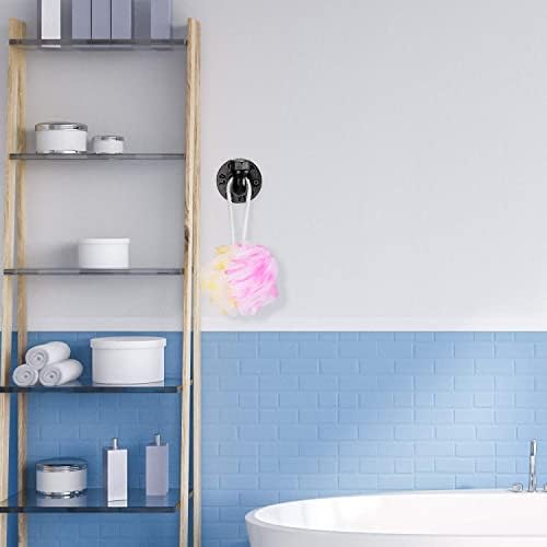 Industrial Pipe Hooks 6-Piece Set for Rustic Style