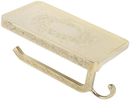 Retro Toilet Paper Holder EASY to Install Universal Bathroom Organizer