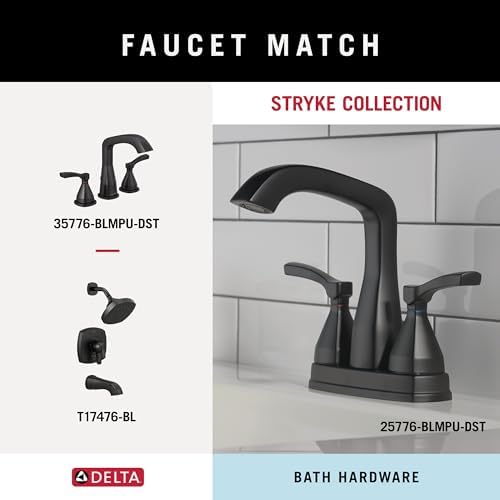 Matte Black Stryke Towel Hook Double