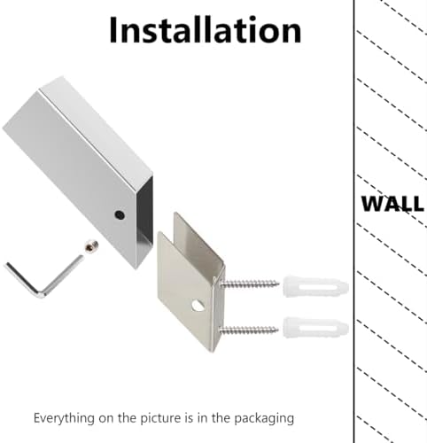 NIN_metric row Chrome Stainless Steel Towel Hooks Set for Bathroom Living Room