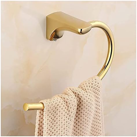 Stylish Brass Towel Rail European-Style Towel Holder for Bathroom