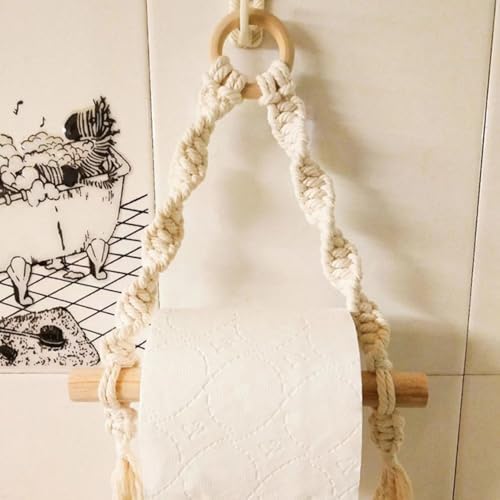 Boho Wall-Mounted Towel Holder