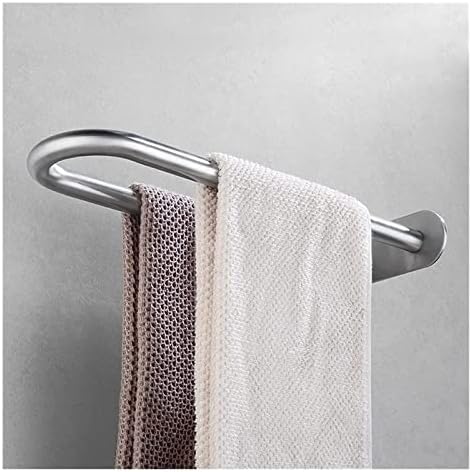 Sturdy Double Towel Holder Stainless Steel Towel Rail for Bathroom Kitchen Bedroom Cabinet wall-Mounted Towel Bar