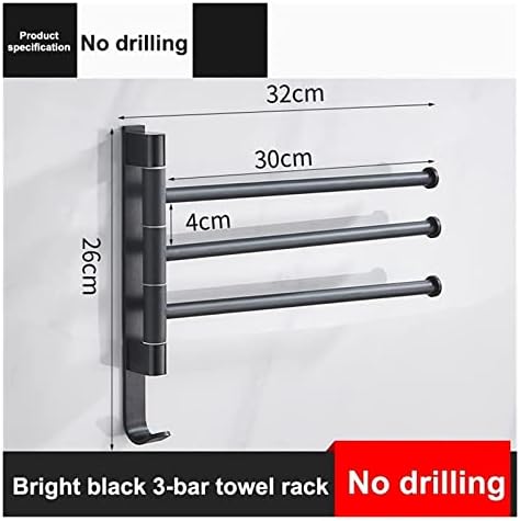 Aldepo Wall-Mounted Towel Holder Durable Eco-Friendly