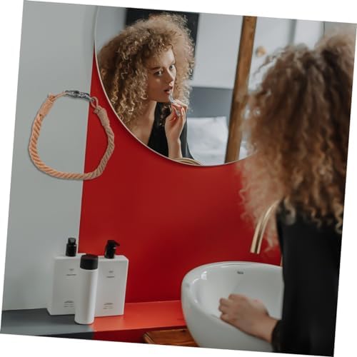 Elegant Nautical Jute Rope Towel Holder for Bathroom Decor 10 Words