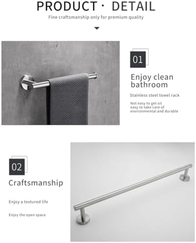 IsolaY brushed stainless steel round wall rack towel clothes hook