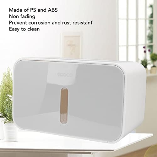 Wall-Mounted Toilet Paper Holder Box Double Outlet