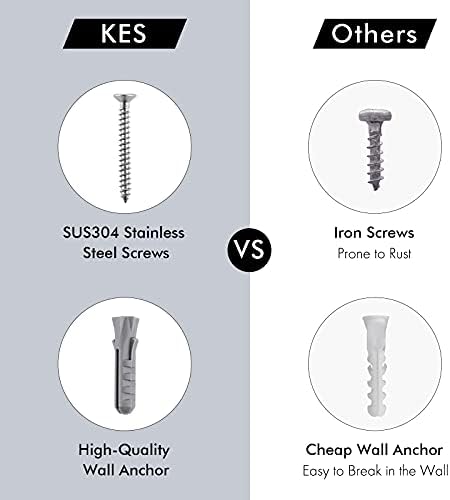 KES Bathroom Wall Heavy Duty Robe Hook Holder 2-Pack