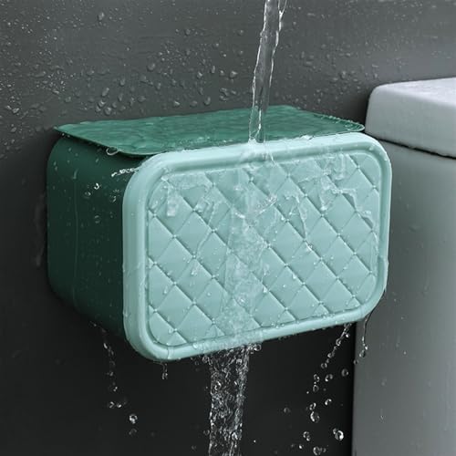 Toilet Paper Holder for Tissue Paper Towels Wall-Mounted Storage Solution