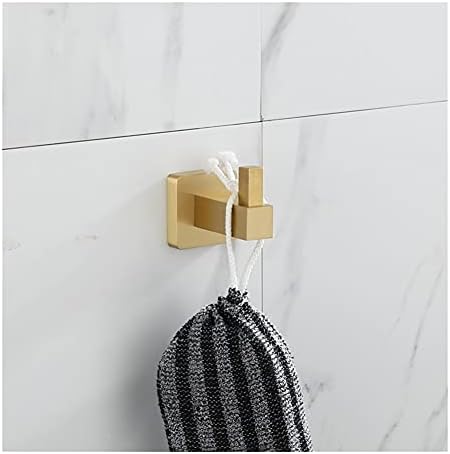 Versatile Towel Rack with Brass Finish