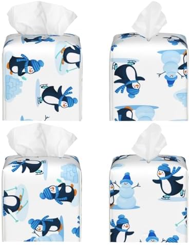 Premium Leather Tissue Box Holder for Home Away Holiday Gift Modern Design Today