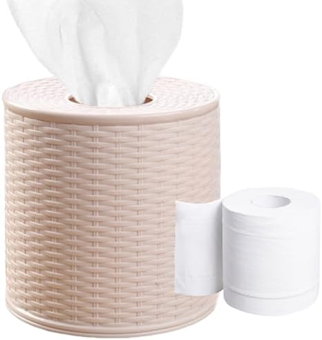 Imitation Rattan Tissue Box Cover