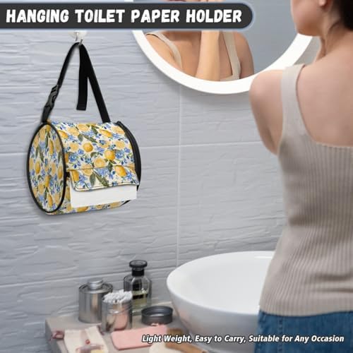 AQYAPTOIY Lemon Toilet Paper Hanger