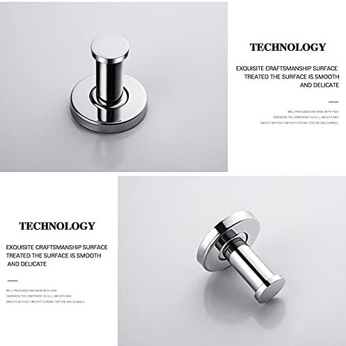 Bathroom Accessory Set by ANNBK - Essential Bathroom Hardware for Space-Saving Solutions