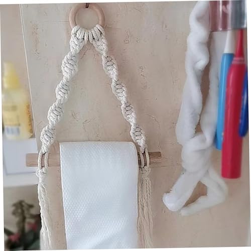 Boho Wall-Mounted Towel Holder