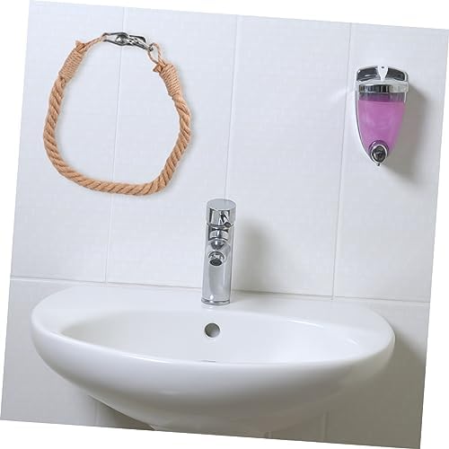 HOLIDYOYO Handmade Jute Rope Towel Rack