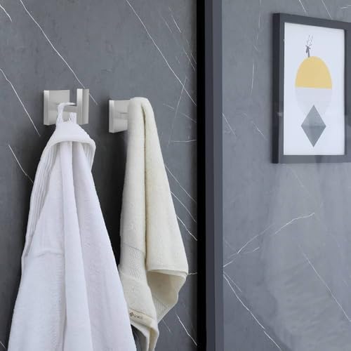 Bathroom Towel Hook Set Brushed Nickel Heavy Duty DGYB Store