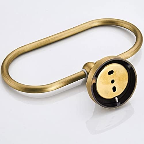 Sturdy Brass Bath Towel Holder for Space-Saving Design
