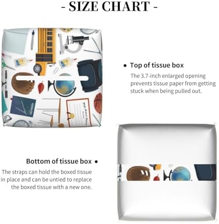 Premium Durable Leather Tissue Box Stylish Design for Home and Office Use